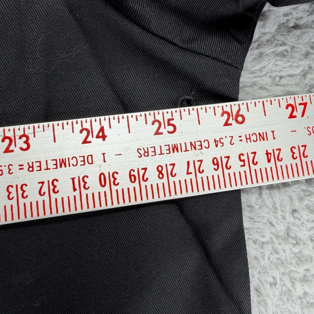 HAPPY‎ CHEF 3/4 Long Sleeve Coat Style # 403 Men's Large Black New Buttons